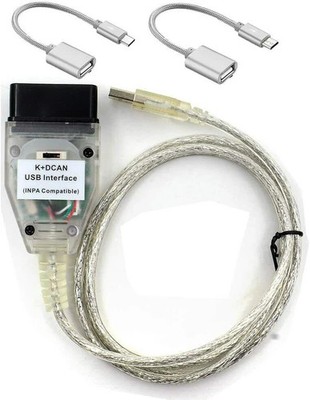 LZLRUN INPA K+CAN K+DCAN Car Diagnostic Tool Cable OBD USB Interface for BMW...