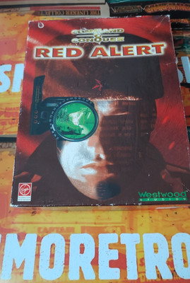 Command & Conquer Red Alert (1995) IBM PC (2 CD, Manual, Box) classic CIB works