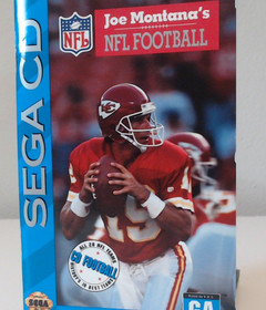 Sega CD 2 Game Lot Bill Walsh College & Joe Montana NFL Football CIB Untested
