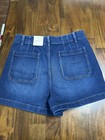 Lauren Conrad super hoher Bund aufgesetzte Taschen Shorts Größe 14 neu mit Etikett Denim
