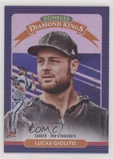 2020 Panini Donruss Diamond Kings Career Stat Line 231/398 Lucas Giolito #12 0q3