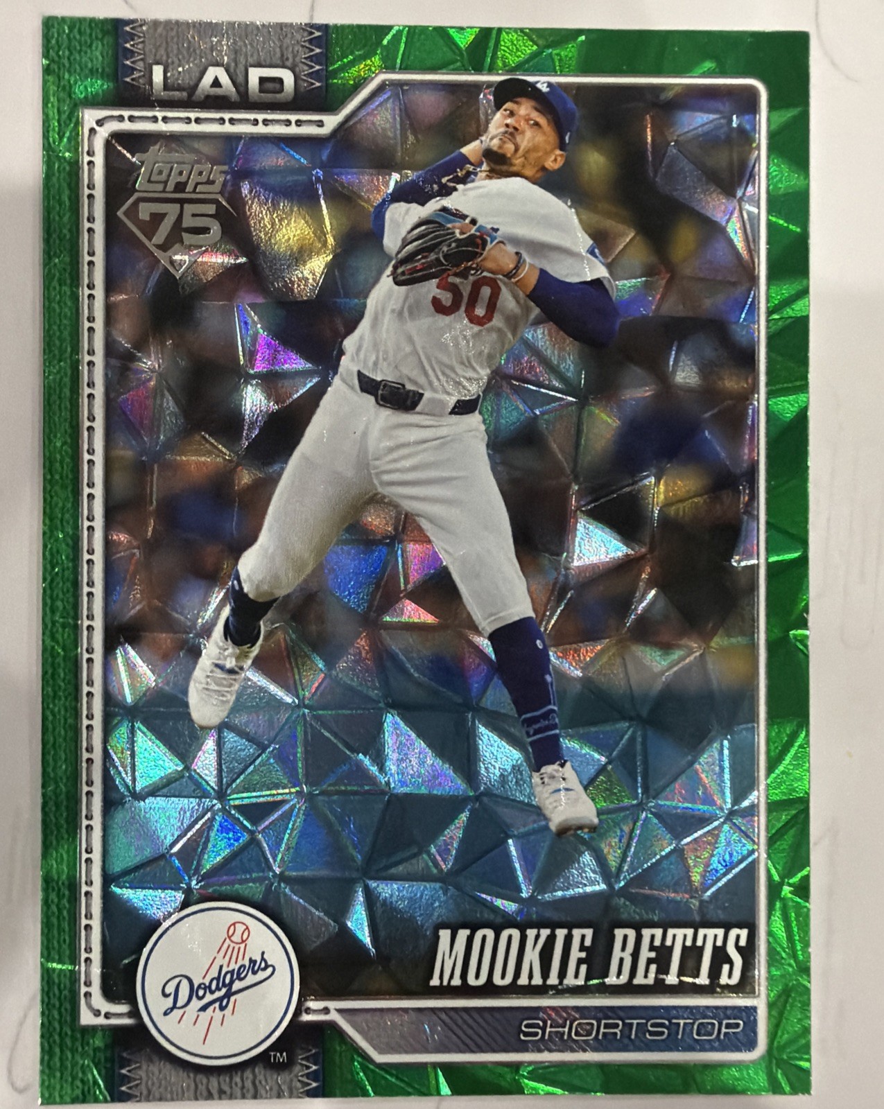 2026 Topps Series 1 - Mookie Betts #41 Green Diamante Foil /99