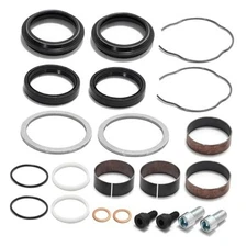  Front End Fork Leg Rebuild Seals Boots Kit 49mm for Harley FLH/T 2014-2018 