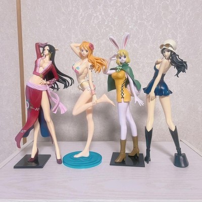 One Piece Figure Set Nami Robin Hancock Carrot Collectible Anime Japan