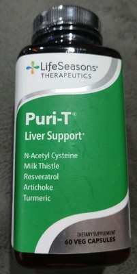 LifeSeasons Puri-T -Liver Cleanse & Detox Support Supplement -Exp 1/27 Free Ship
