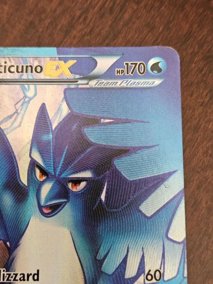 Articuno EX Team Plasma Full Art 132/135 Plasma Storm Holo Pokemon Card - Image 4 of 4