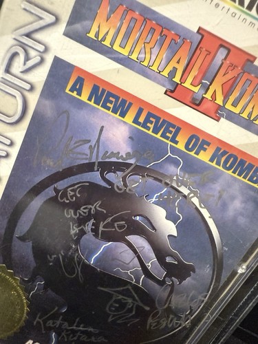 MORTAL KOMBAT II Saturn, DANIEL & CARLOS PESINA, Katalin, Neimeyer AUTOGRAPH PSA - Picture 2 of 10