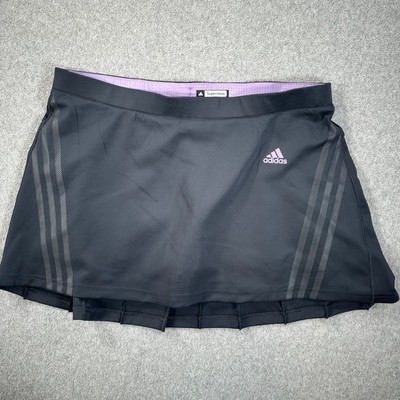 Adidas Supernova Tennis Skort Women's Large Climacool Purple Gray Pleated Golf