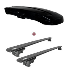 Dachbox Thule Vector Alpine + Dachträger für Fiat Stilo Multiwagon Typ 192 top