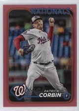 2024 Topps Series 1 Mother's Day Hot Pink 13/50 Patrick Corbin #236 1e6r