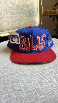 Vintage 1990s Drew Pearson Buffalo Bills Snapback Hat | Authentic NFL Team Cap |