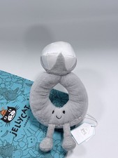 Jellycat Amuseable Diamond Ring Plush Toys With Tags + Dust Bag Brand New