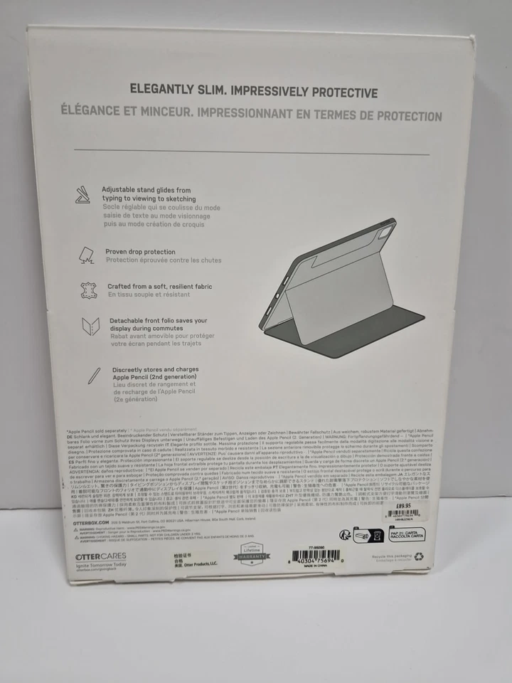 OtterBox iPad Pro 11" M4 5th Gen Case Statement Studio Series Blue RRP £110 - Image 2 of 4