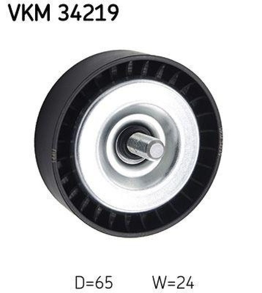 SKF Umlenk-/FüHrungsrolle, Keilrippenriemen Links Oben Oben Mitte VKM 34219-image