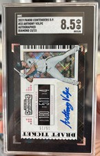 2019 Panini Contenders DP Draft Ticket Auto Diamond Ticket #33 Anthony Volpe /15
