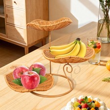 Fruit Basket Bowl Fruit Vegetable Storage Basket Multipurpose Fruit Rack Serving