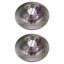 2x FAST BREMSSCHEIBEN 240mm VOLL VORNE passend für ABARTH 500 500C ALFA ROMEO