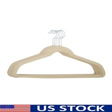 Extra Large Velvet Hangers Non Slip Durable Clothes Storage 6 Pack Garments New