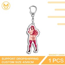 Rias Gremory Waifu Anime Double Sided Keyring Suitable for Bag Decoration