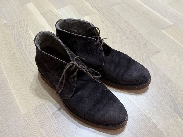 Women Suede Boots Brown Suede 43.5