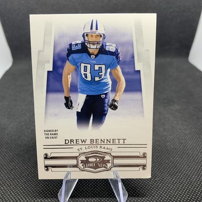 2007 Donruss Threads Drew Bennett #50 Rams