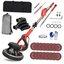 Drywall Sander, 1150W Electric Drywall Sander with Vacuum Dust Collector, 7.2A 