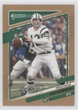 2021 Panini Donruss Press Proof Bronze Joe Namath #42 HOF gc7