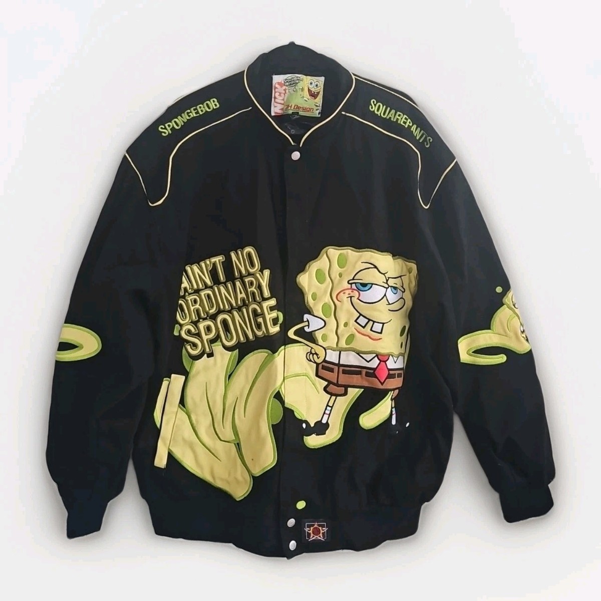 SpongeBob Jeff Hamilton Jacket Men's Sz 2XL Jh Design Y2k
