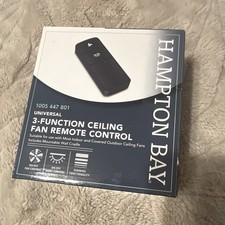 Hampton Bay Universal 3-Function Ceiling Fan Remote Control - New