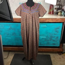 Women  s Nightgown By Marshal Nighties Multicolor, Flower Print, Size XXL