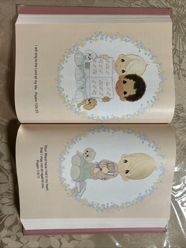 Precious Moments Bible Easy-To-Read New Life Version Hardback 1990 Children's - Picture 4 of 8
