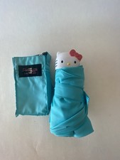 Blue Hello Kitty Child  s Size Umbrella And Matching Case