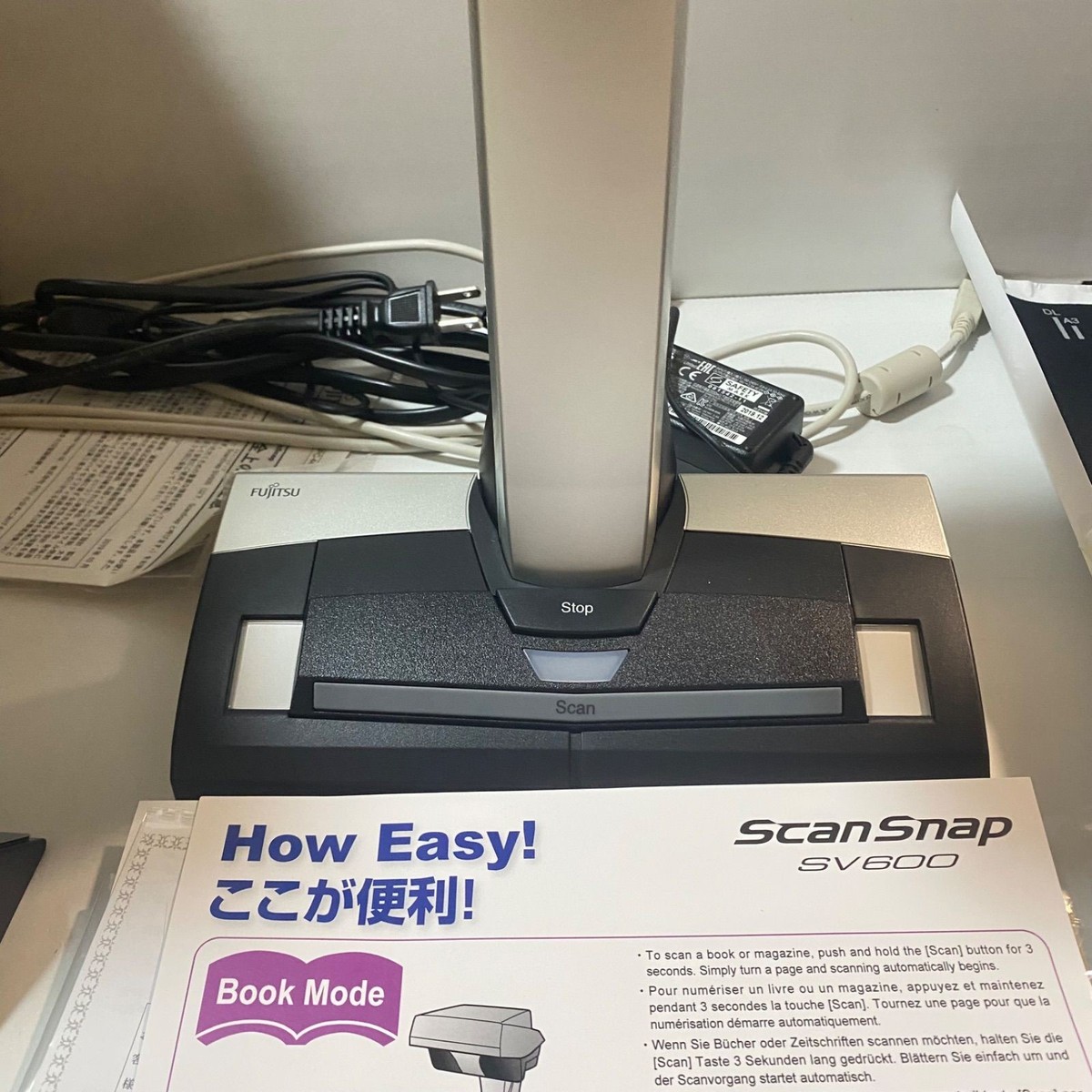 Fujitsu PFU ScanSnap SV600 FI-SV600 Overhead Scanner Photos Books Fujitsu PFU ScanSnap SV600 FI-SV600 Overhead Scanner Photos Books