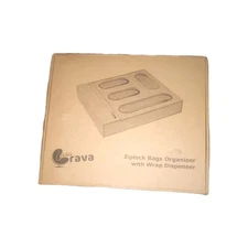 new in box storage bag organizer, With Wrap Dispenser!