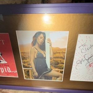Jennifer Love Hewitt Signed Framed Display w/ Autograph Note, Photo, "Cupid”