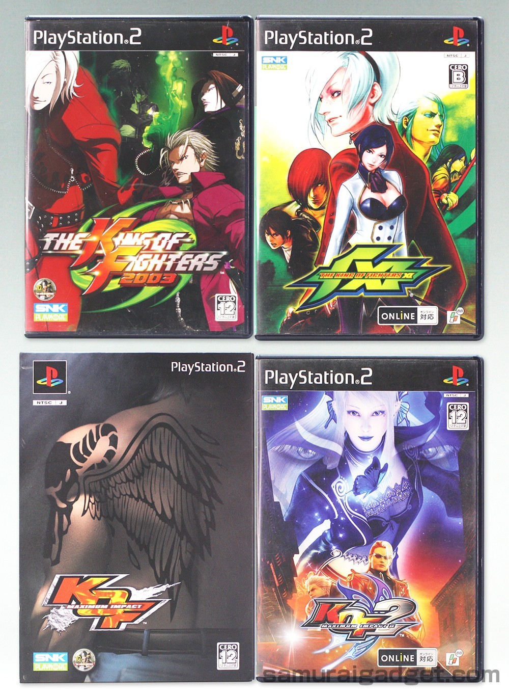 The King of Fighters 2003+XI(11) & KOF : Maximum Impact 1+2 PS2 PlayStation 2...