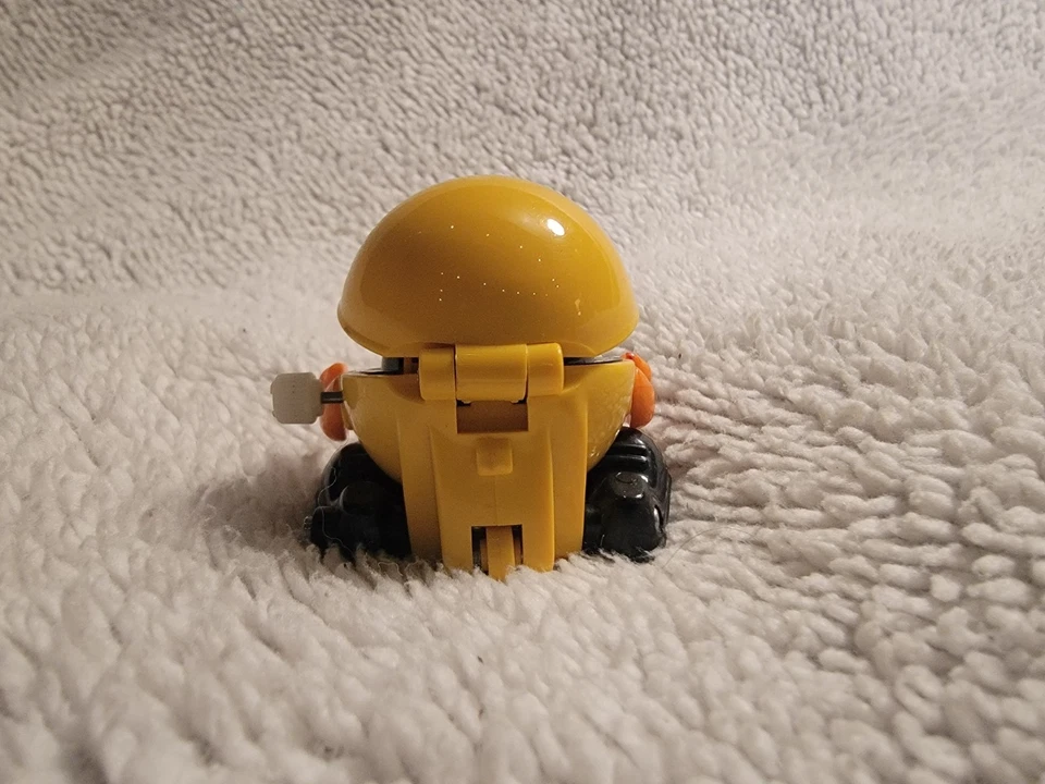 Figura de juguete vintage Tomy Yellow PacMan cuerda caminar ¡FUNCIONA! Foto 3 de 4