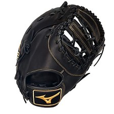 Mizuno MVP Prime 12.5 Inch Black First Base Mitt Bio Soft Leather Professional