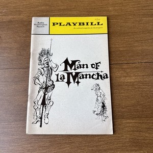 VINTAGE PLAYBILL MAN OF LA MANCHA STARRING RICHARD KIELY OCTOBER 1966
