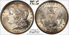 1881-S Morgan Silver Dollar PCGS MS63 Beautiful Color Rim Toning Gorgeous PQ