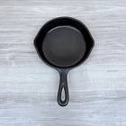 Vintage Wagner Ware Sidney -0- Cast Iron Skillet Small No 3 Frying Pan