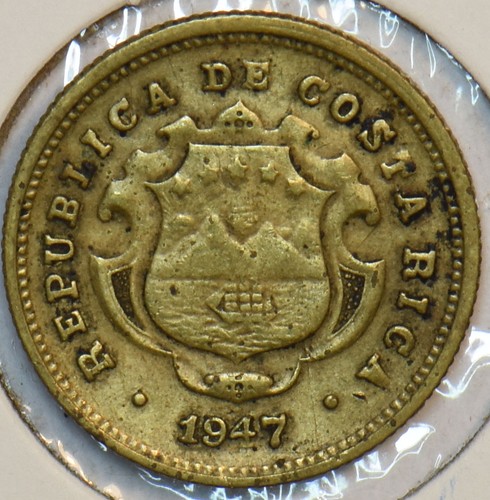 Costa Rica 1947 10 Centimos 297535 combine shipping