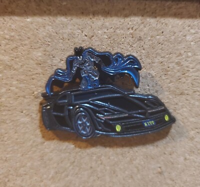 Knight Rider Dark Knight Enamel Pin Parody Glow in the Dark