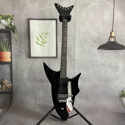 Shark Solid Electric Guitar H-H Pickups FR Bridge Stainless Fret Fast Shipping