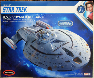 Polar Lights 980 Star Trek USS Voyager NCC - 74656 1:1000 Snap Kit neu 2021