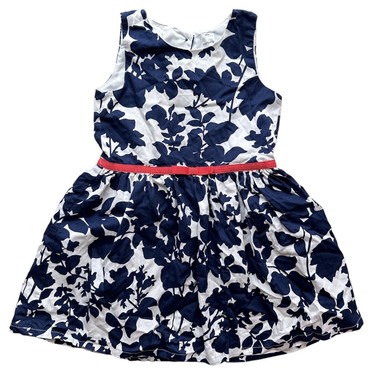 carters blue floral dress Flower Long sleeve dress