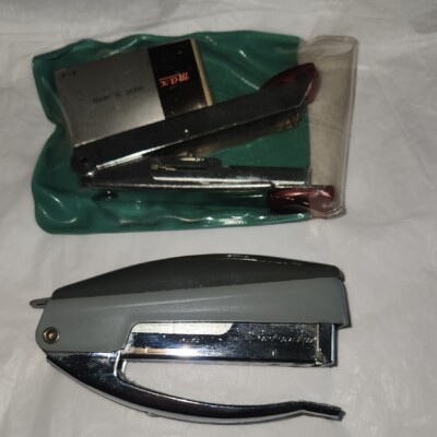 Swingline 99 Stapler & Maxio Stapler -Working Vintage Collectible