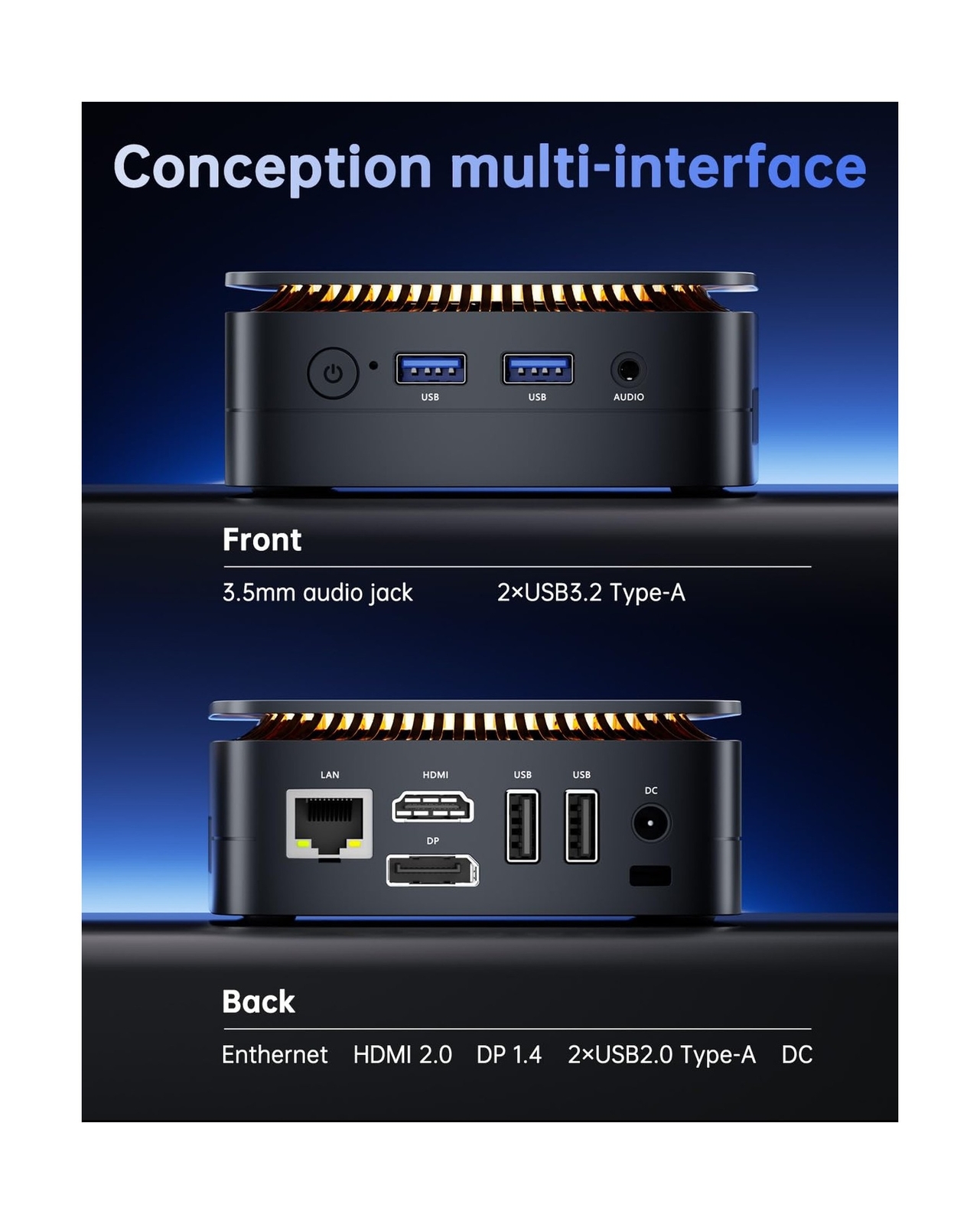 KAMRUI N150 Mini PC Windows 11 Pro, Intel Twin Lake N150 (Beat N100/N95), Ess...