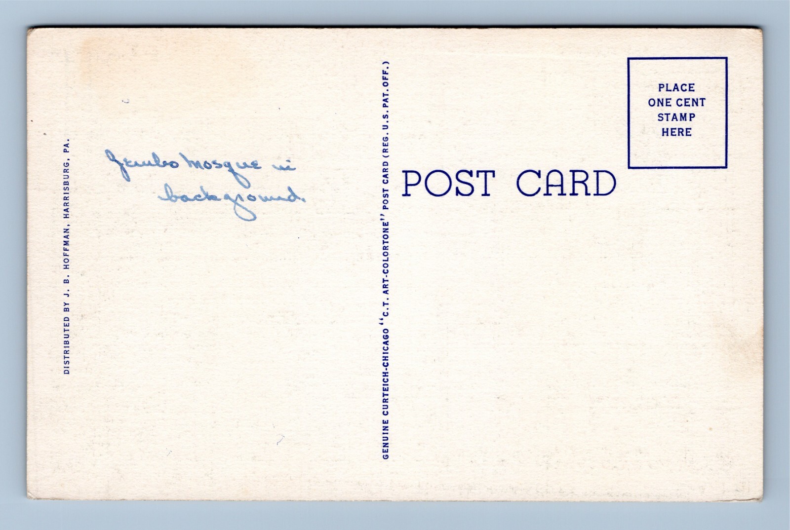 1938 Municipal Rose Garden Harrisburg Pennsylvania Linen Teich Postcard