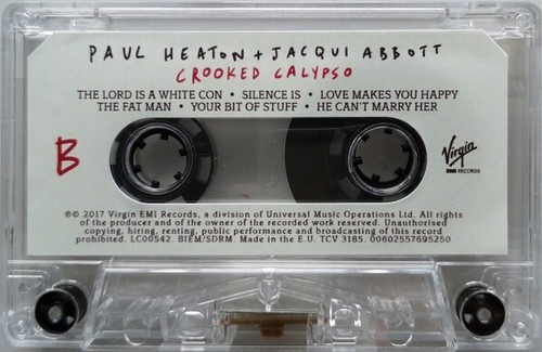 Paul Heaton + Jacqui Abbott – Crooked Calypso (Cassette Album) (Signed) (SLD) - Picture 4 of 7